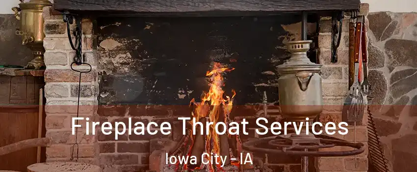  Fireplace Throat Services Iowa City - IA