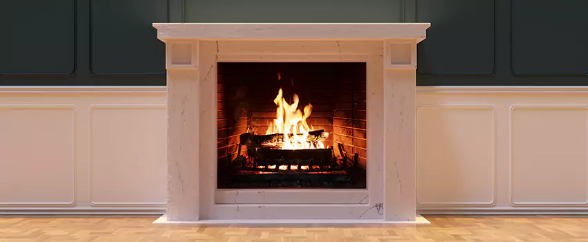 Open Flame Wood-Burning Fireplace Installation Services in Iowa City, Iowa