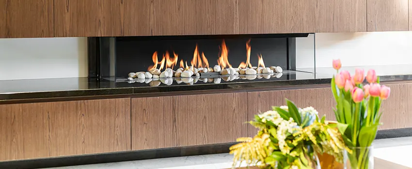 Double-height Fireplace Design Refurbishment in Iowa City, Iowa