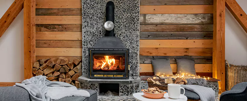 Thelin Hearth Products Direct Vent Gas Stove Fireplace Inspection in Iowa City, Iowa